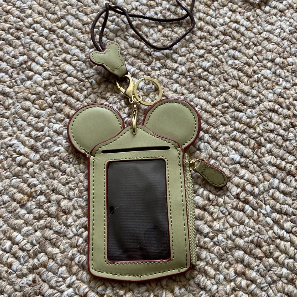 NWOT Disney Mickey Mouse Olive Lanyard